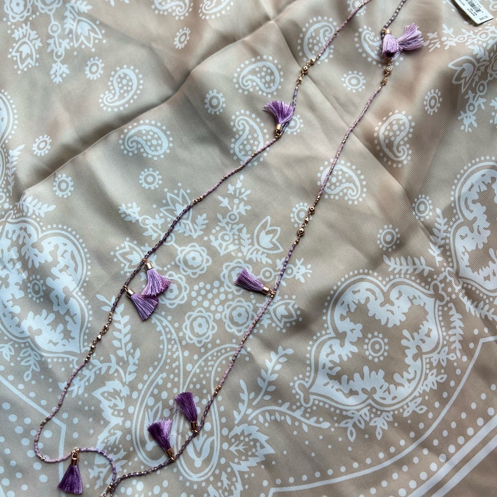 Kendra Scott Augusta Necklace Lilac Mother of Pearl